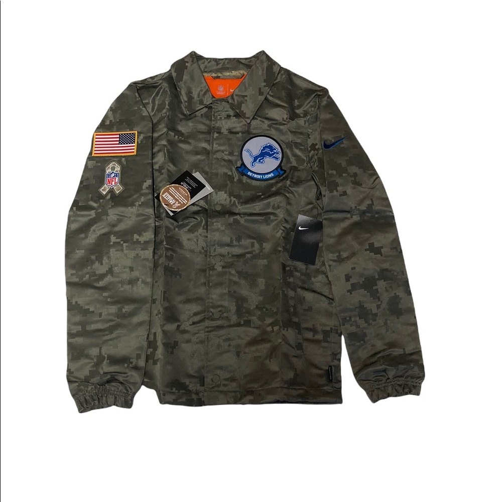 Detroit Lions Nike Men’s Salute To Service‎ Button Down Jacket